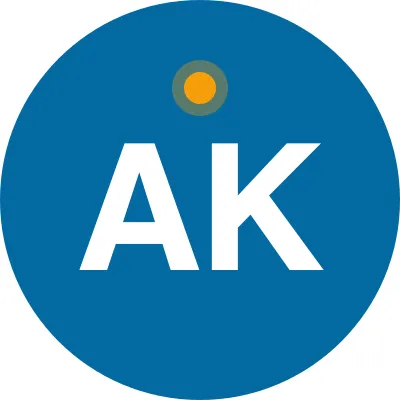 Monogram mark for Dr. Austeja Kazlauskaite, founder of Lighthouse RegTech